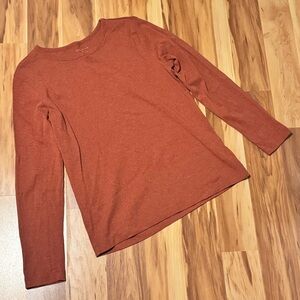 Preswick & Moore | Rust Orange Long Sleeve Tee